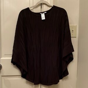 Chico’s moss olive green poncho